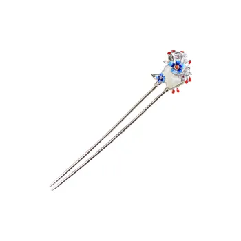 Jade Ink Love Hetian Jade Hairpin White Jade Women's