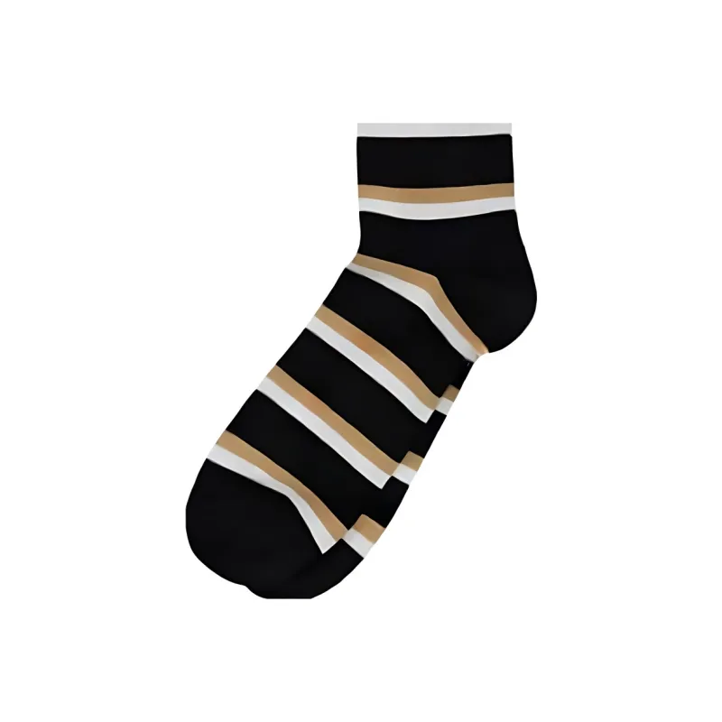 HUGO BOSS Knee High Socks Men's Black-3