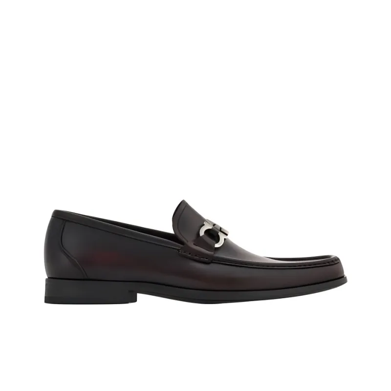 FERRAGAMO GANCINI Loafers Men's Black-1