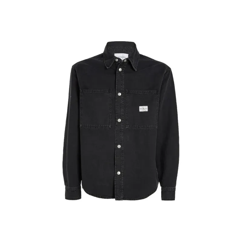 CALVIN KLEIN Denim Jacket Men's Black-0