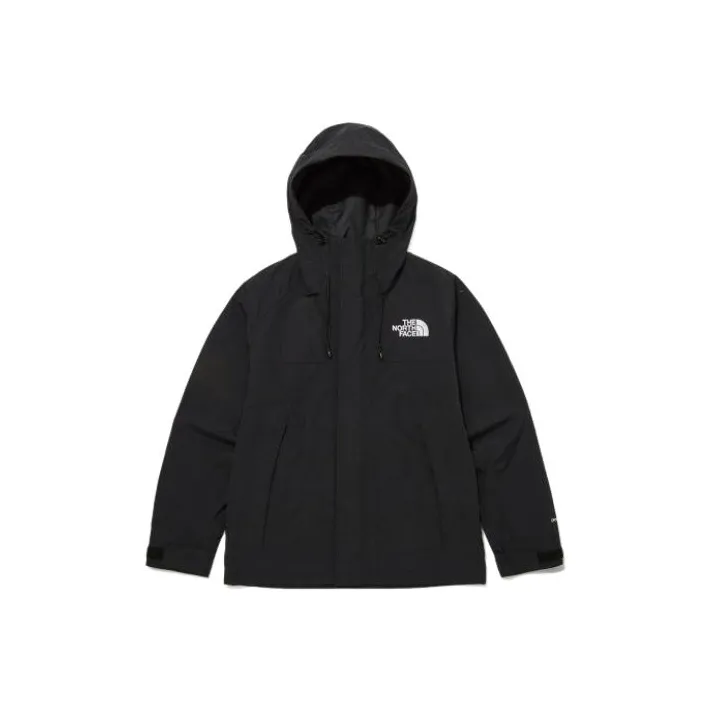 THE NORTH FACE Mountain Waterproof Windbreaker Coats Unisex Black-0