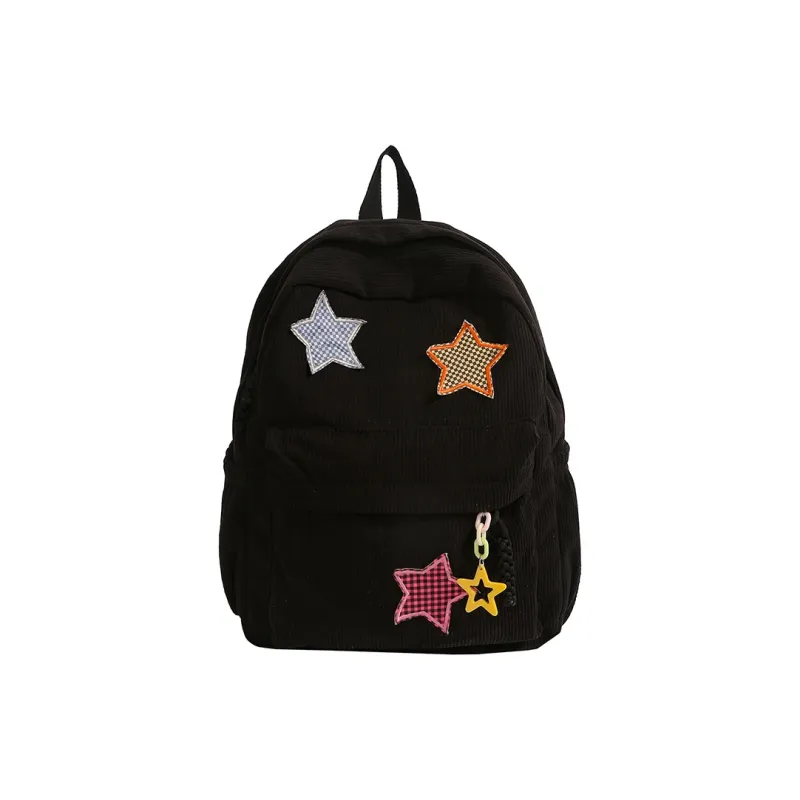 PAIBLOKS Fabric Backpack Large Size Women's Multicolor-10