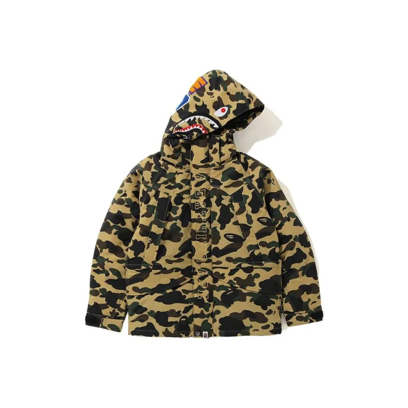 Bape 1st Camo Shark Snowboard Down Jacket-3