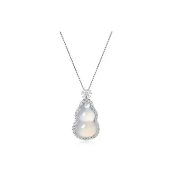 JINYICHENG Chalcedony Jade Necklaces Women's
