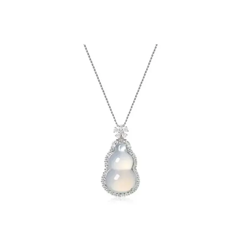 JINYICHENG Chalcedony Jade Necklaces Women's-0