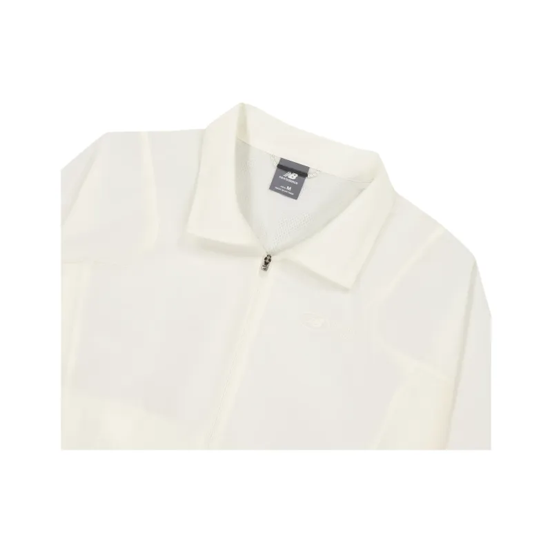 New Balance Sports Club Jacket Women's Ivory White-2