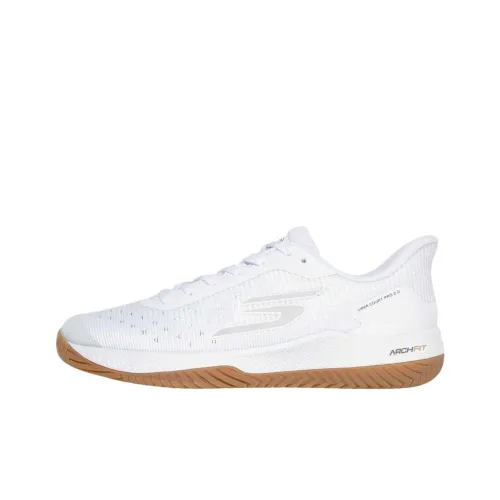 Skechers Viper Court Pro Low Top Training Shoes Men's White