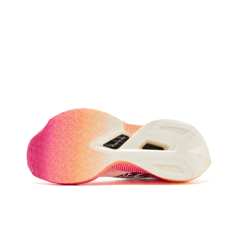 QIAODAN Feiying Plaid 2.0 Running Shoes Men Low Top Jordan White Neon Pink-4