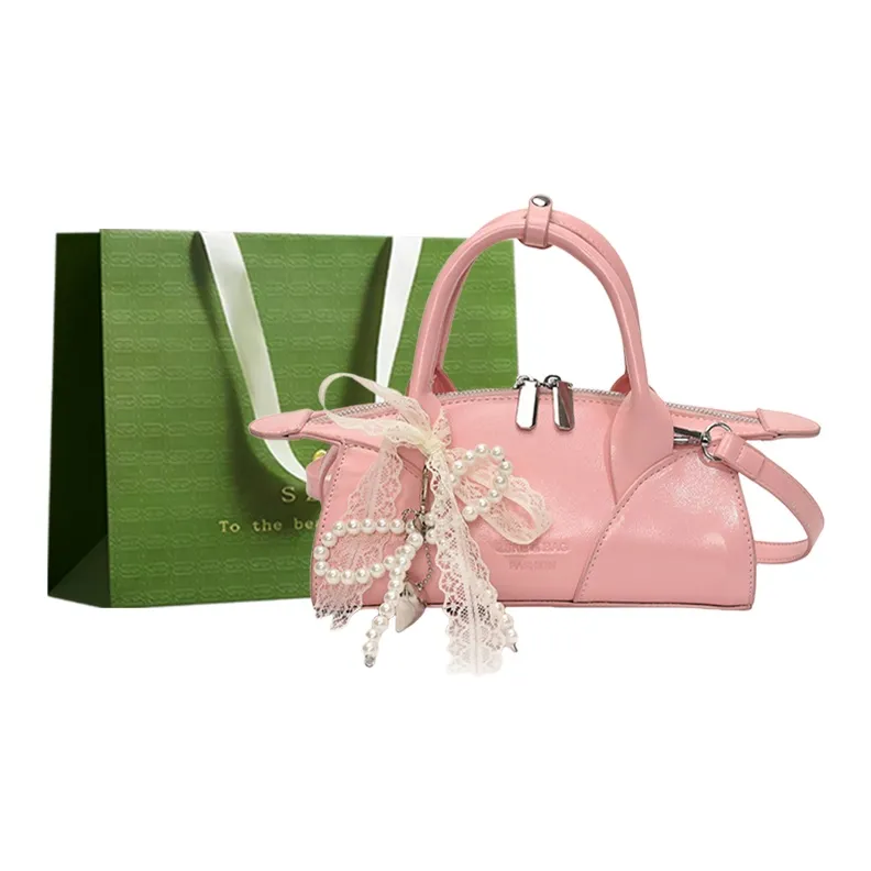 Three Ducklings PU One Shoulder Handbag Women's Multicolor-4