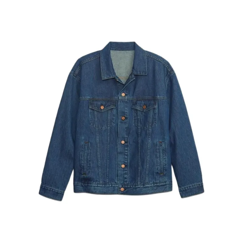 GAP Denim Jacket Men's Dark Indigo-0
