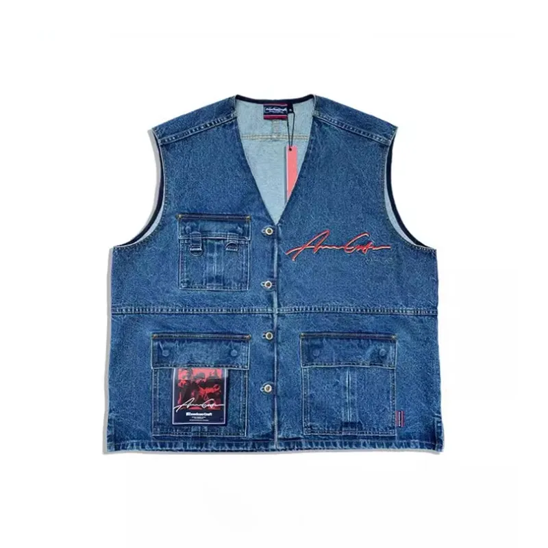 ACUSA JEANS Vest Men's Ultramarine-0