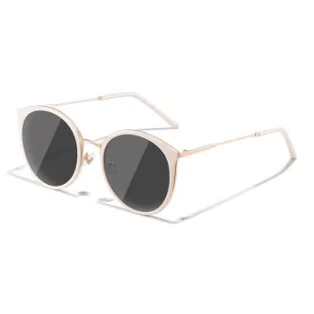BERTHA Alloy TR/Memory Plastic Round Sunglasses Women's