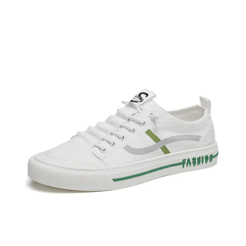 Qiandongmeili Low Top Skateboard Shoes Men's-0
