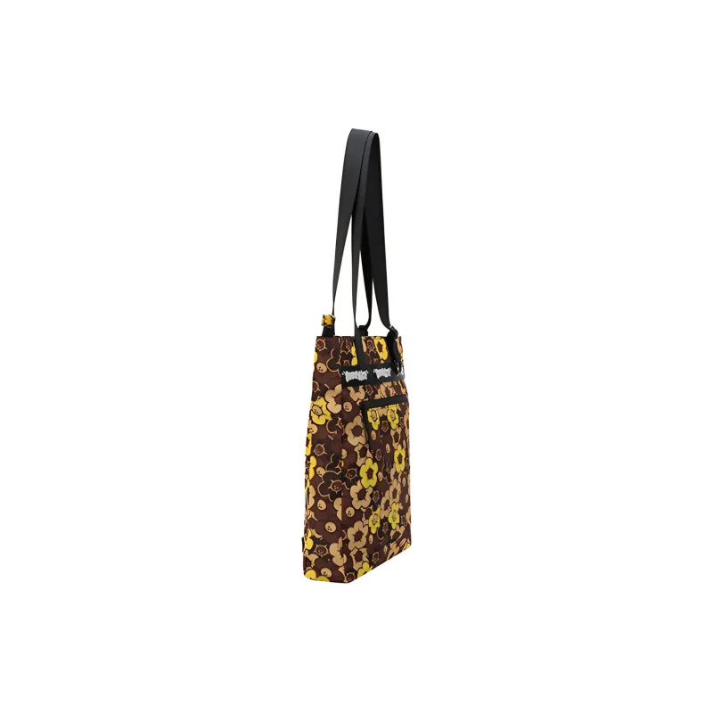 LiNing Fabric One Shoulder Backpack Handbag Women's Yellow-1