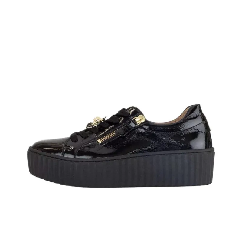 Gabor Fashion Low Top Casual Shoes Women's Black-0