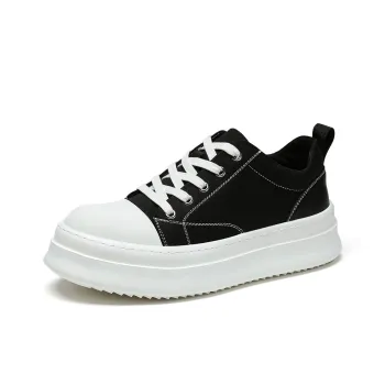 Wolves • Family QUNLANGSHIJIA Height Increasing Skateboard Shoes Men's Black