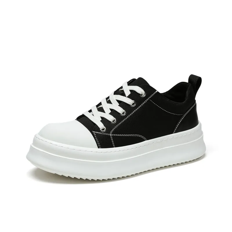 Wolves • Family QUNLANGSHIJIA Height Increasing Skateboard Shoes Men's Black-0