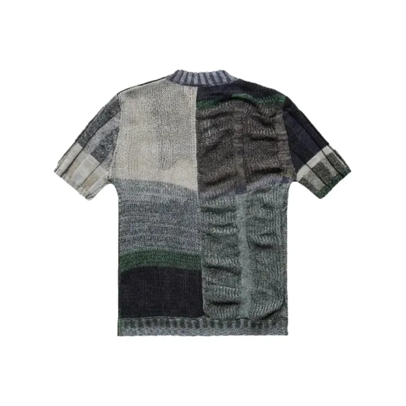 ECKHAUS LATTA Aurora 'Multi Rainbow' Knitted T shirt-1