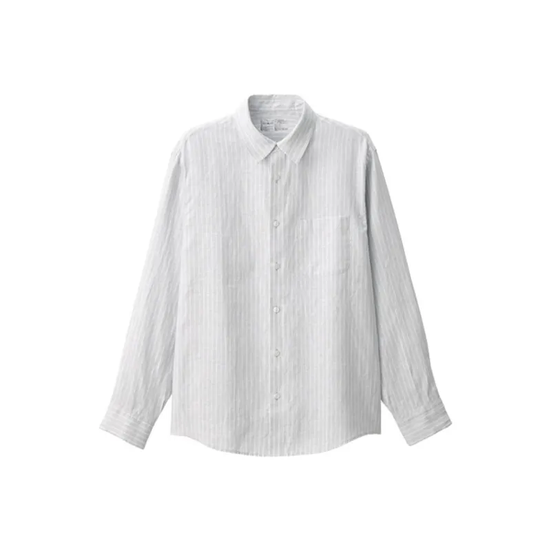 MUJI Hemp Collection Shirts Men-5