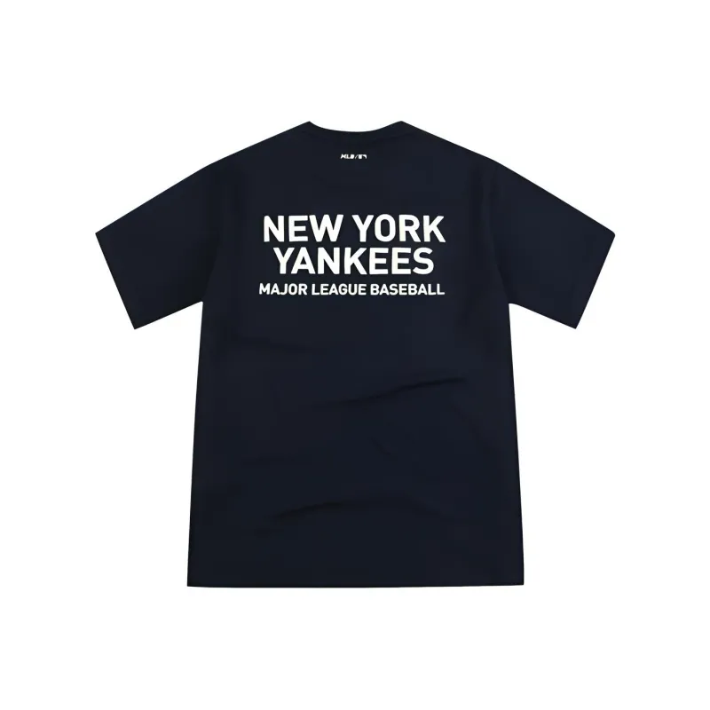 MLB New York Yankees T Shirts Unisex Navy Blue-1