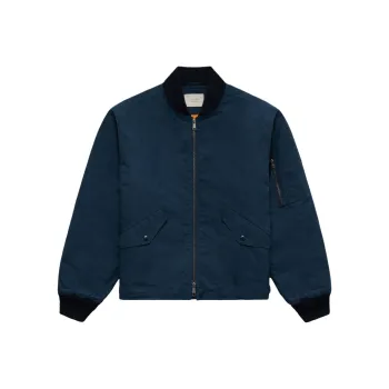AIME LEON DORE Cropped Bomber Jacket