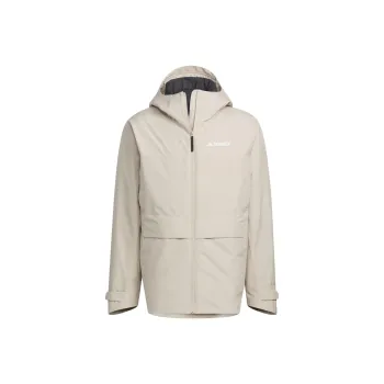 Adidas Waterproof And Windproof Windbreaker Jacket Men's Beige