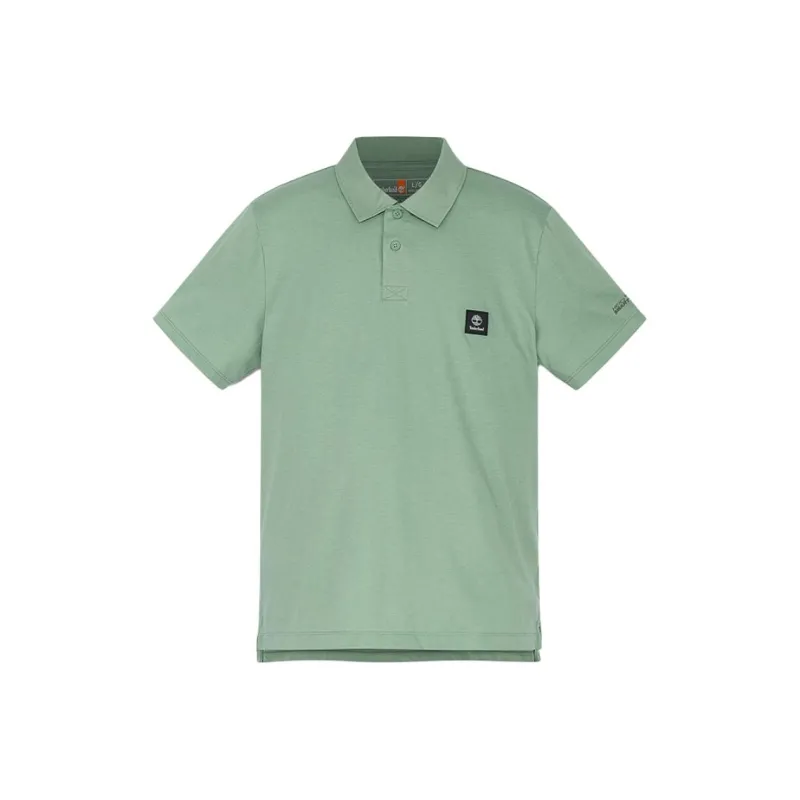 Timberland Polo Shirt Men's Green Bay Color-0