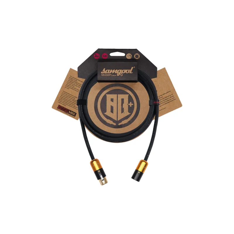 SAMGOOL+ MC Pro Collection Sengoku, Microphone Connecting Thread, Large 3 Core XLR Guitar Accessories-0