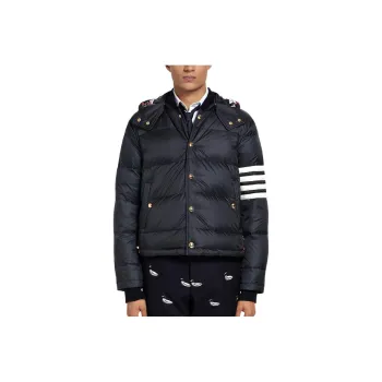 THOM BROWNE 4 Bar Bomber Jacket