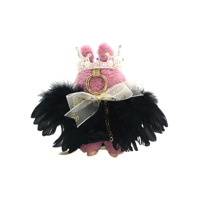 [Modified Doll] POP MART Labubu THE MONSTERS Heartbeat Macaron, Night Elf, Confirmed Style Hang Tag Box 17cm-2