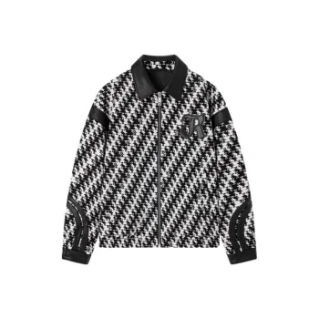 JOHN RICHMOND FW24 Jackets Coats Men's Black Houndstooth