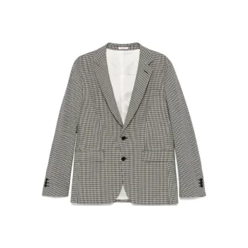 FURSAC Houndstooth-pattern Blazer