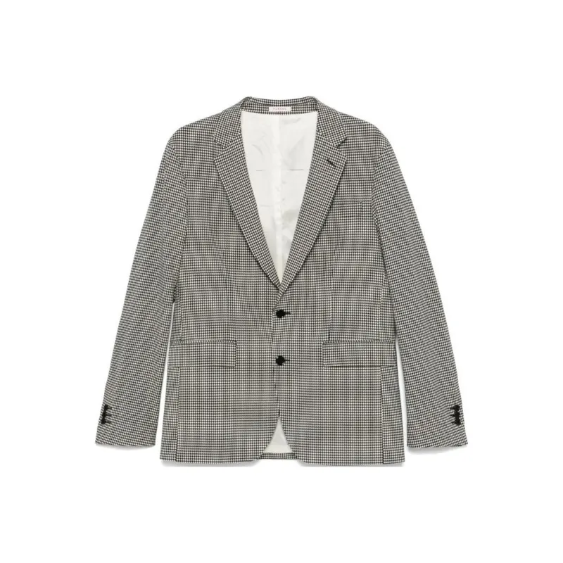 FURSAC Houndstooth-pattern Blazer-0