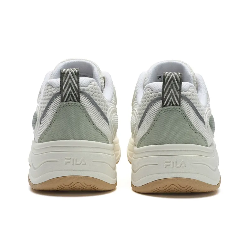 FILA VIBE Low Top Skateboard Shoes Men's Ecru-3