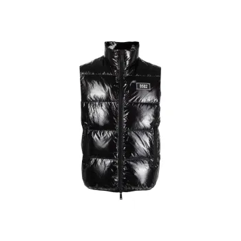 DSQUARED 2 Logo Patch Zipped Padded Gilet