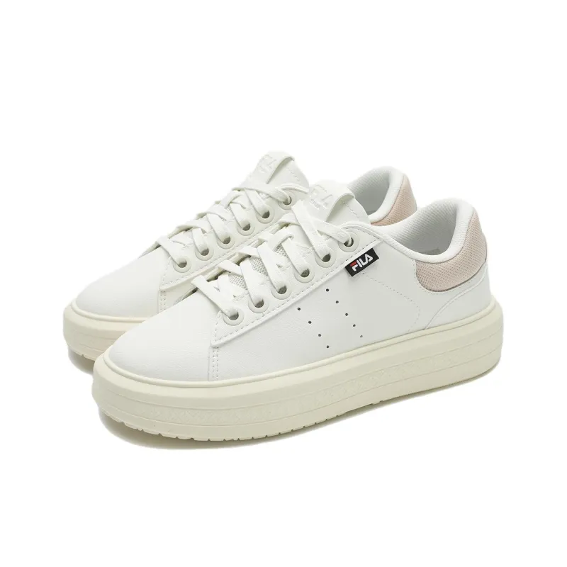 FILA BASELINE Anti Slip Wear Resistant Low Top Skateboard Shoes Women's White-1