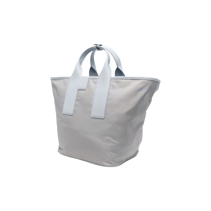 Furla Piuma Recycled Nylon Tote Bag, Shopping Bag, Shoulder Bag, Crossbody Bag, Handbag Regular Women's Light Blue-4