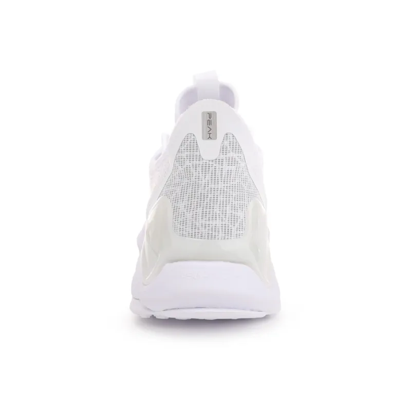 PEAK Tai Ji1.0 Cushioning, Slip Resistant, And Abrasion Resistant Low Top Running Shoes Men's White-4