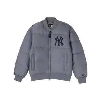 New Era Puffer Jackets Men Gray