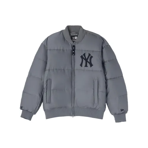 New Era Puffer Jackets Men Gray