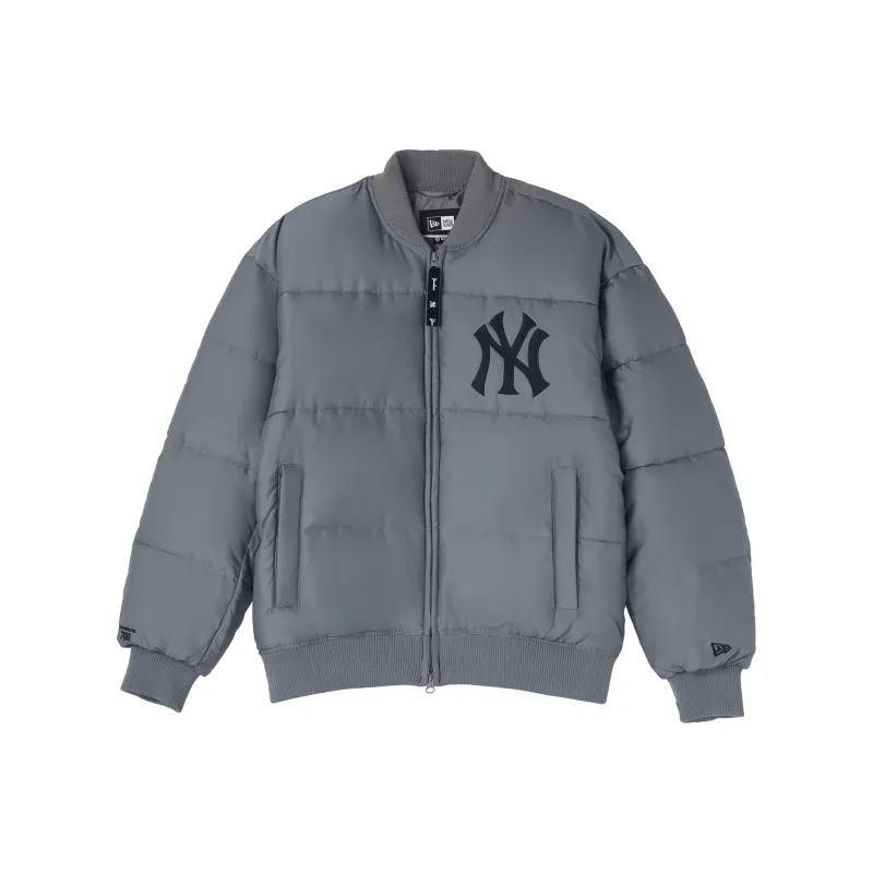 New Era Puffer Jackets Men Gray-0
