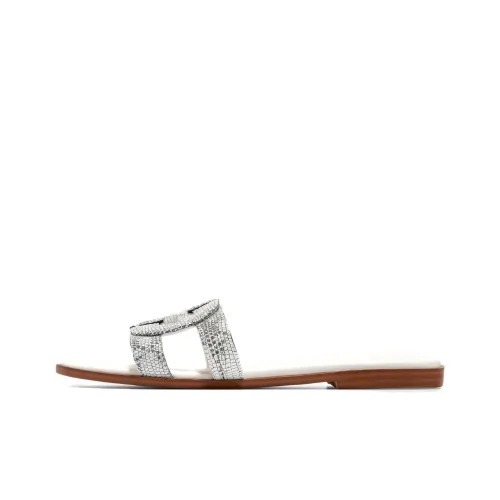 COLE HAAN Odor Resistant, Abrasion Resistant Slide Slippers Women's Beige
