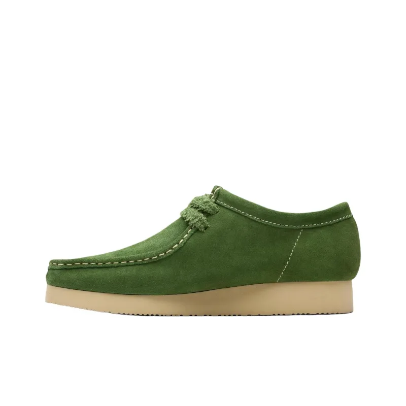 Clarks Originals Wallabee Wallabee Day 2604 Green Suede-0