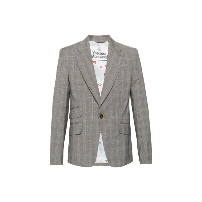 Vivienne Westwood SS24 Business Suit Coat Men's Gray-0