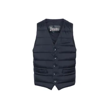 HERNO V-Neck Quilted Gilet