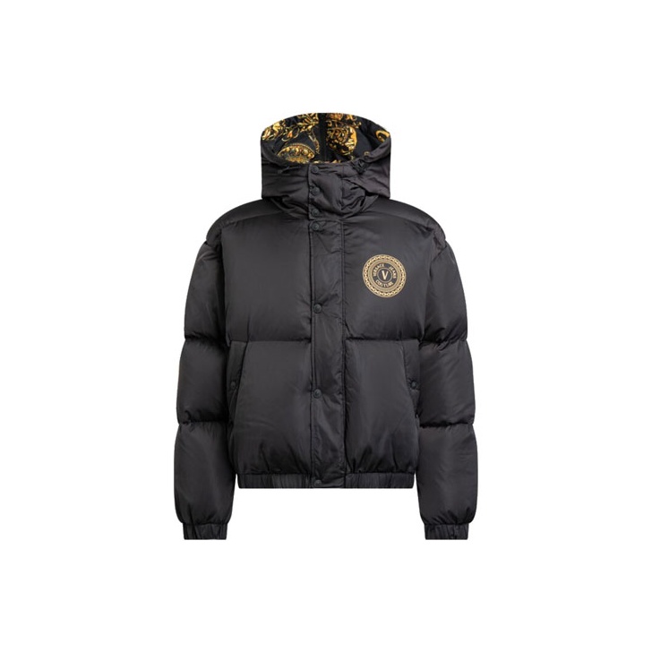 Versace Jeans Couture Black Jackets Coats on Sale Versace Jeans Couture Black Jackets Coats on Sale