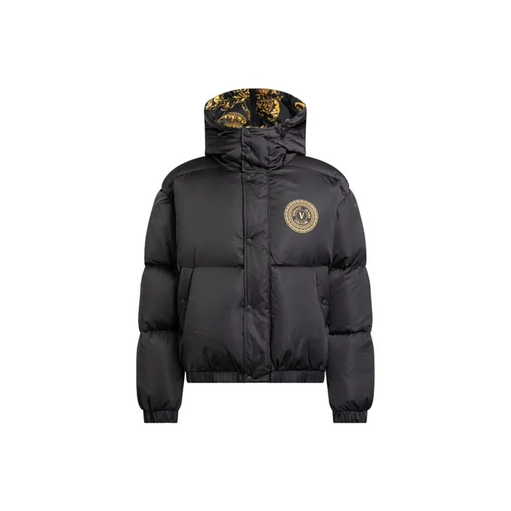 VERSACE JEANS COUTURE Down Jacket Men's Black-0