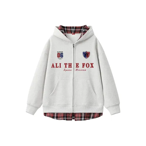 Maison Kitsune Fox Embroidered Drawstring Hoodie