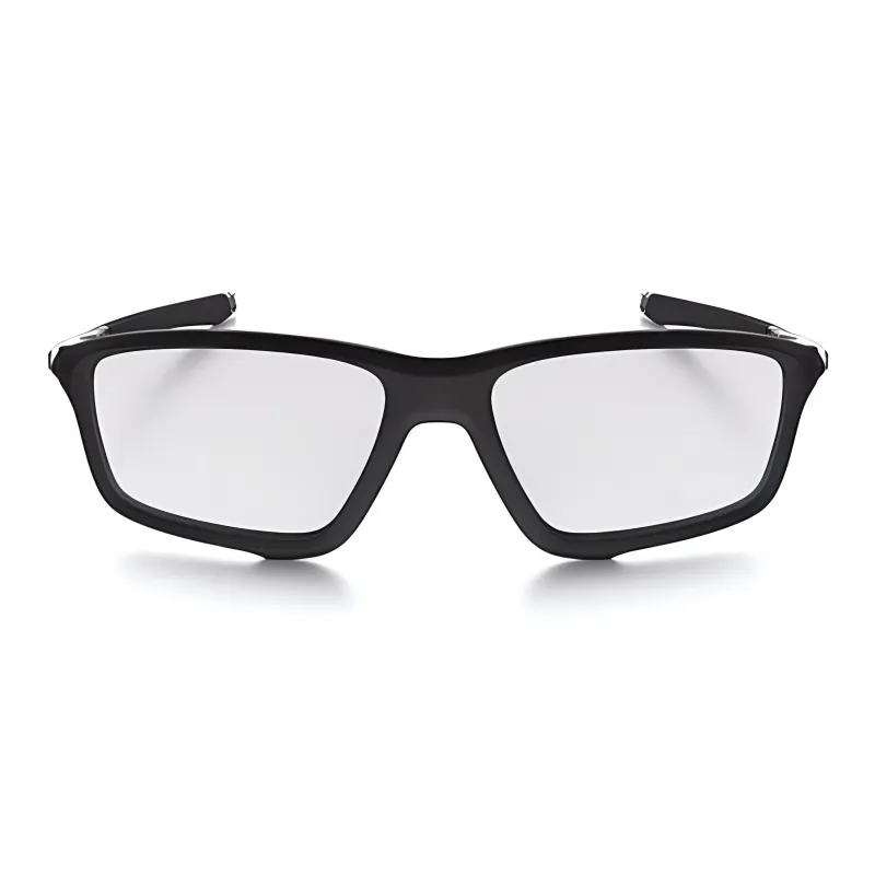 Oakley TR/Memory Plastic Irregular Shape Eyeglass Frames Unisex Black-1