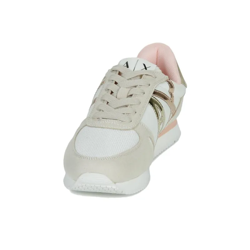 ARMANI EXCHANGEAE Low Top Casual Shoes Women's Pink-4